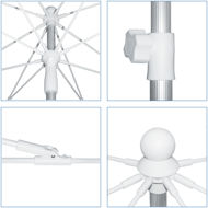 ALUMINO™ Schirmgestell - hochwertig bis ins Detail